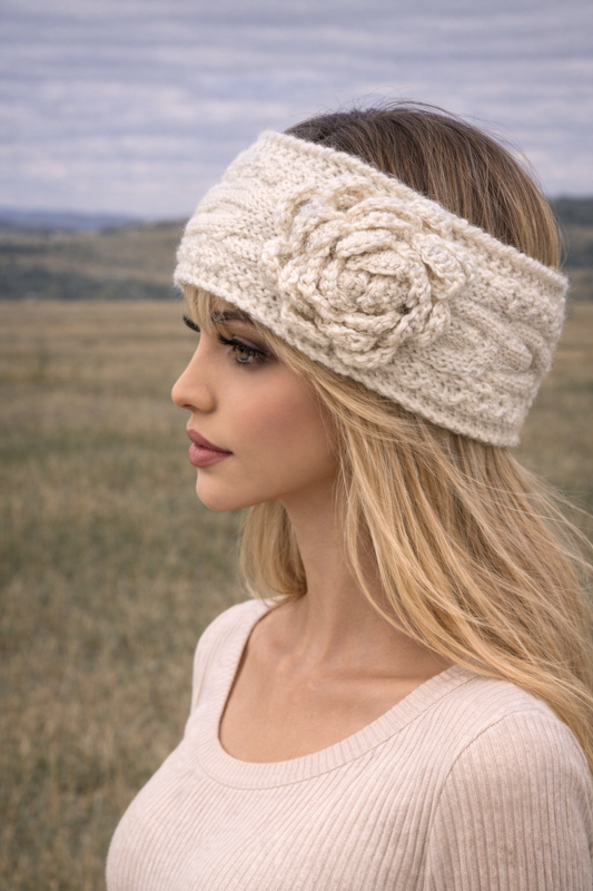 Angela Headband With Rosette
