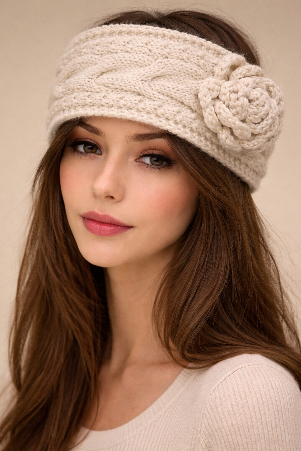 Angela Headband With Rosette