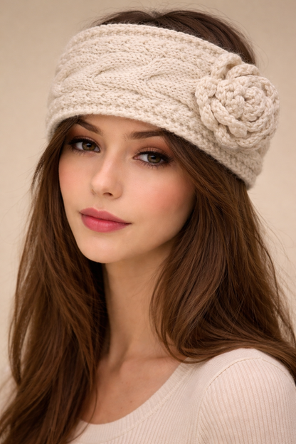 Angela Headband With Rosette