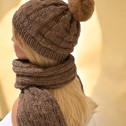 Beanie With Matching Scarf