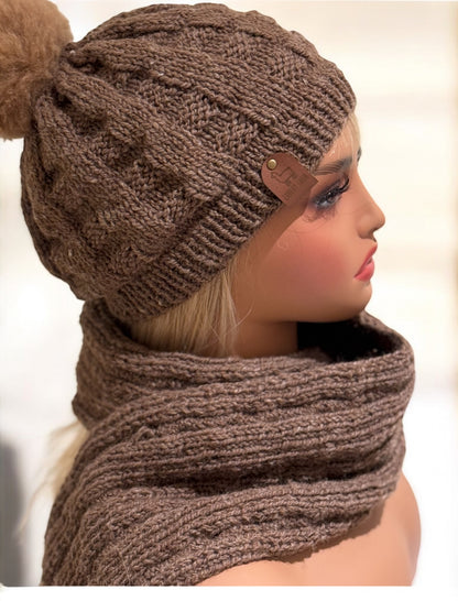 Beanie With Matching Scarf