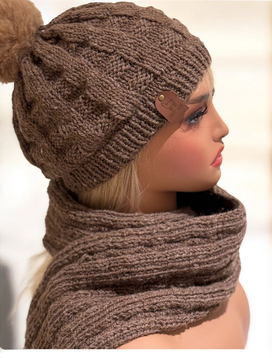 Beanie With Matching Scarf