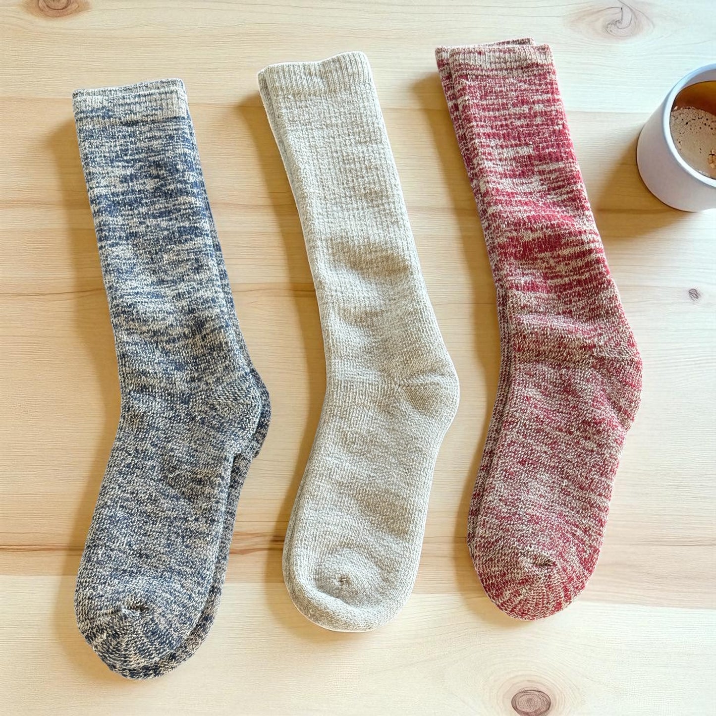 Red Alpaca Socks